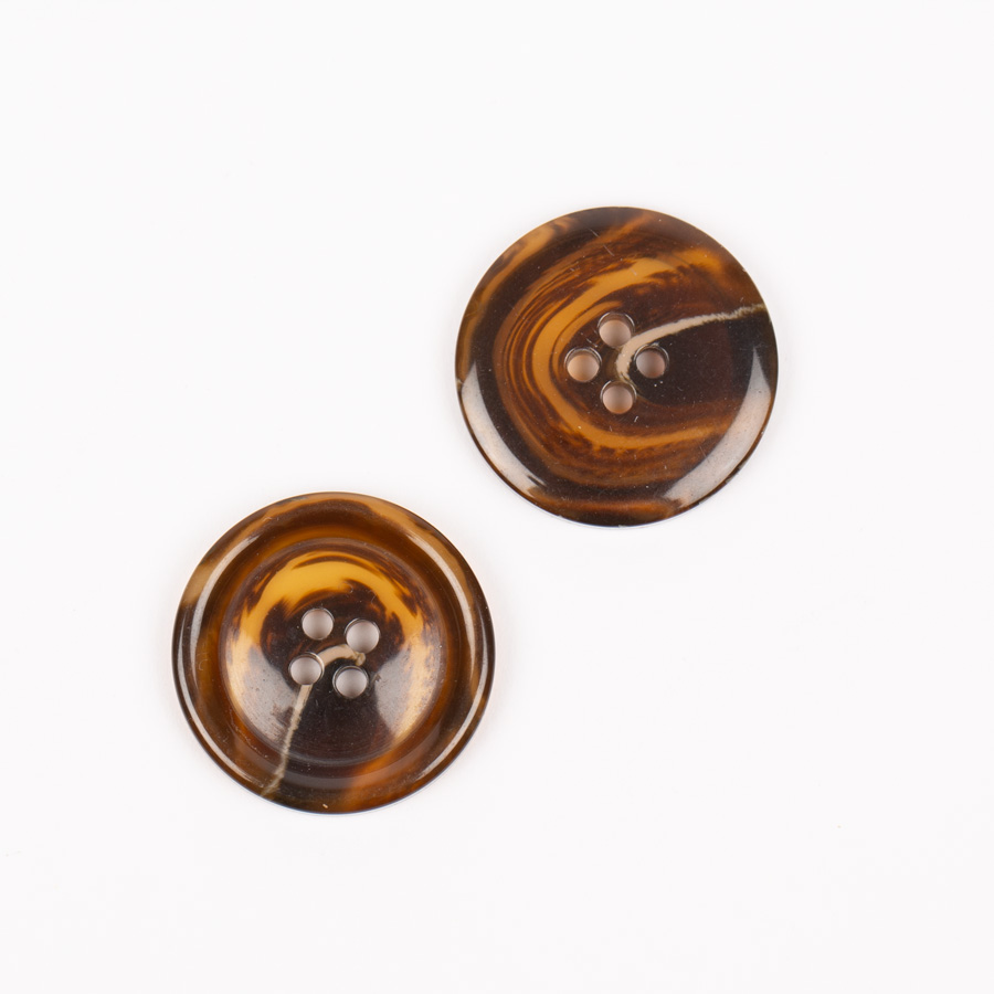DROPS Knappar Imiterat horn (teak) No. 708