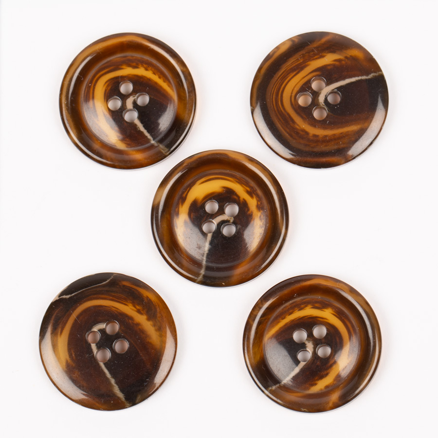Botões DROPS Imitação de corno (teca) no. 708