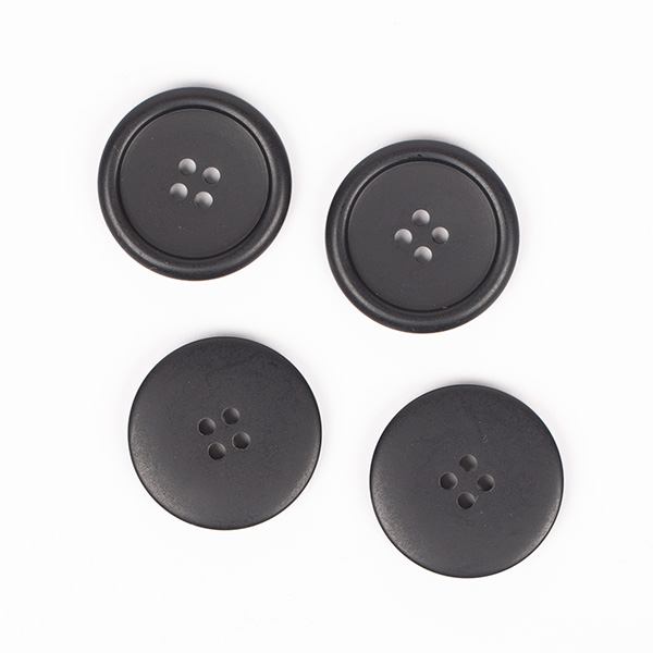 Bottoni DROPS Matte black no. 815
