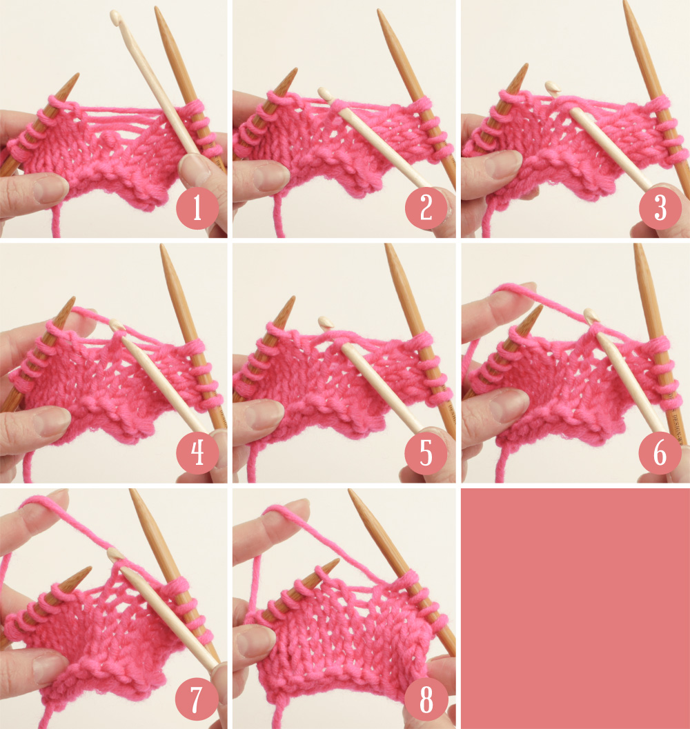 How to pick up a dropped stitch several rows down - DROPS Lessons ...