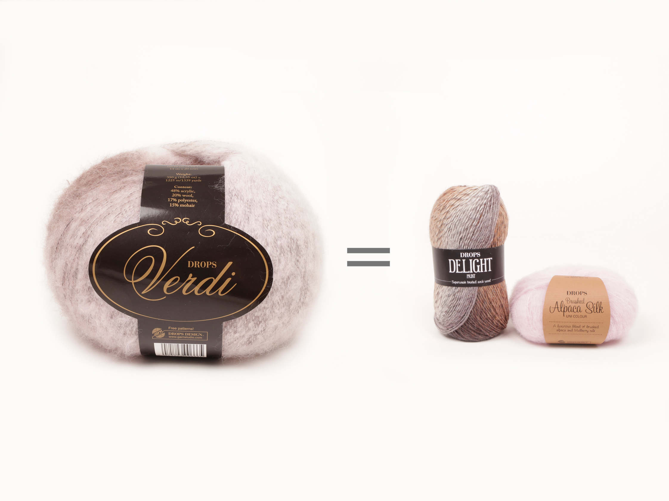 Replace Verdi with Brushed Alpaca Silk + Delight