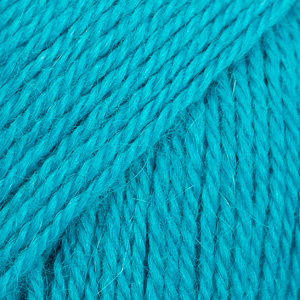 DROPS Alpaca uni colour 2918, mörk turkos