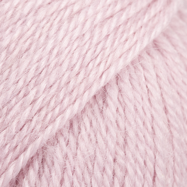 DROPS Alpaca uni colour 3112, dovt rosa