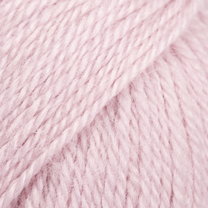 DROPS Alpaca uni colour 3112, zacht roze
