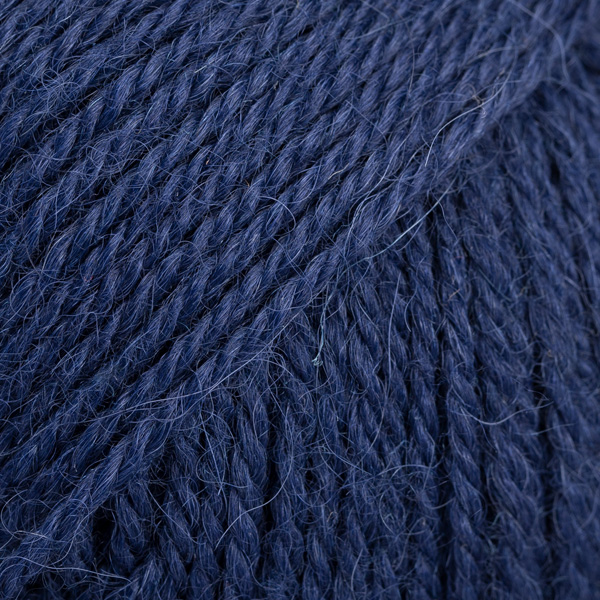 DROPS Alpaca uni colour 5575, marinblå