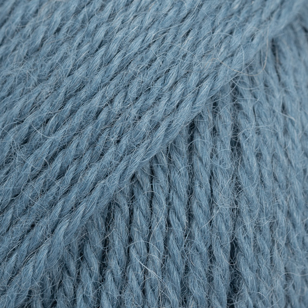 DROPS Alpaca uni colour 6309,  jeansblå