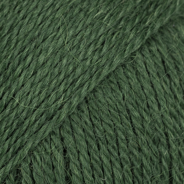 DROPS Alpaca uni colour 9032, mörk murgröna