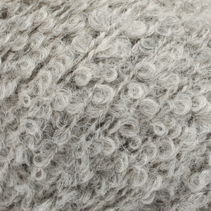 DROPS Alpaca Bouclé mix 5110, ljus grå