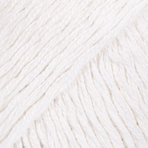 DROPS Belle uni colour 01, vit