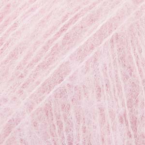 DROPS Brushed Alpaca Silk uni colour 12, poederroze