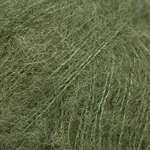 DROPS Brushed Alpaca Silk uni colour 32, zielony mech