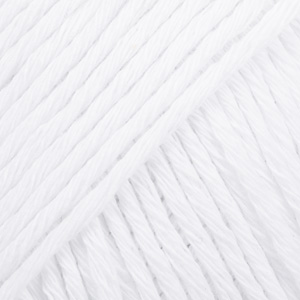 DROPS Cotton Light uni colour 02, vit