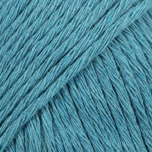DROPS Cotton Light uni colour 14, mörk turkos