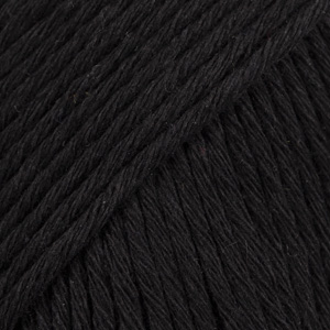 DROPS Cotton Light uni colour 20, svart