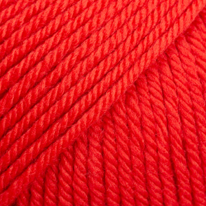 DROPS Daisy uni colour 20, röd