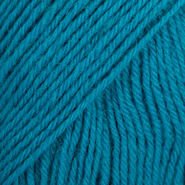 DROPS Fabel uni colour 105, turkusowy