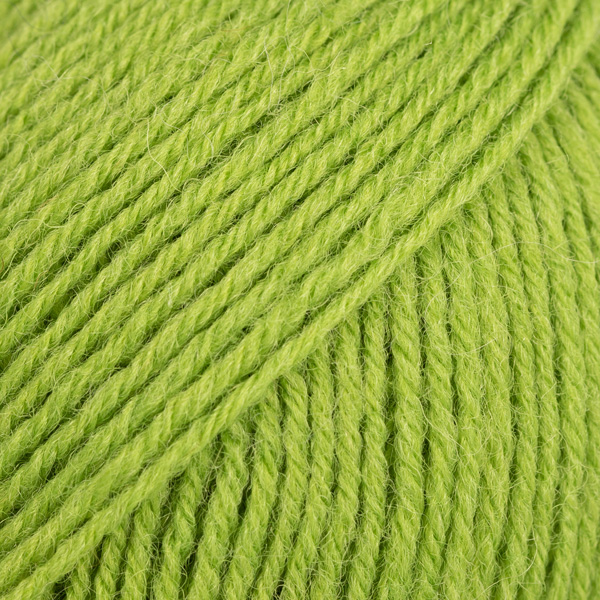 DROPS Fabel uni colour 112, zielone jabłuszko