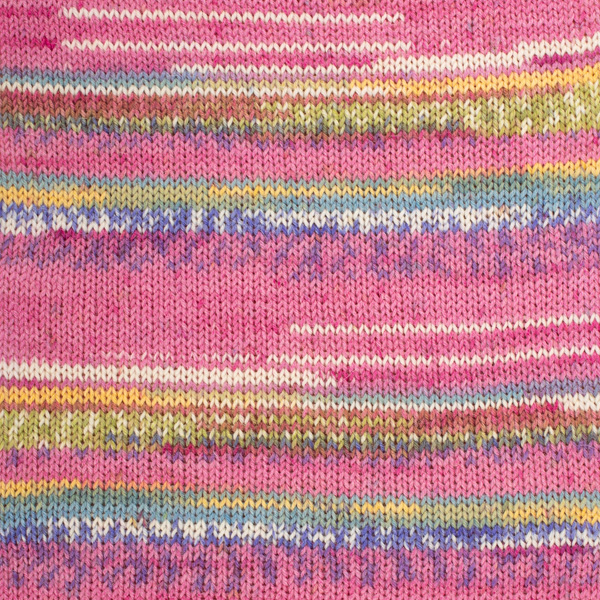 DROPS Fabel print 161, różowe marzenie