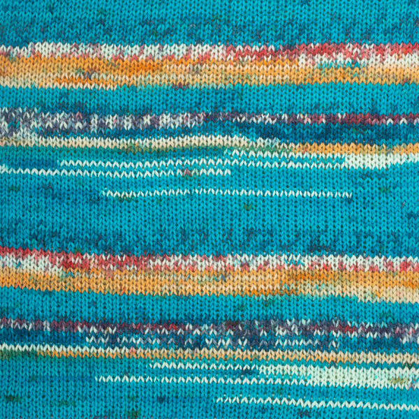 DROPS Fabel print 162, błękit oceanu