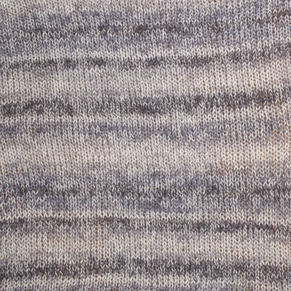 DROPS Fabel long print 602, srebrny lis