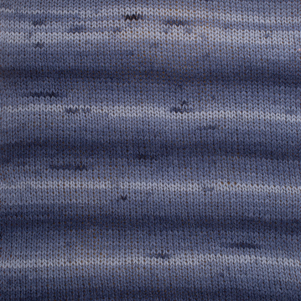 DROPS Fabel long print 917, głębia oceanu