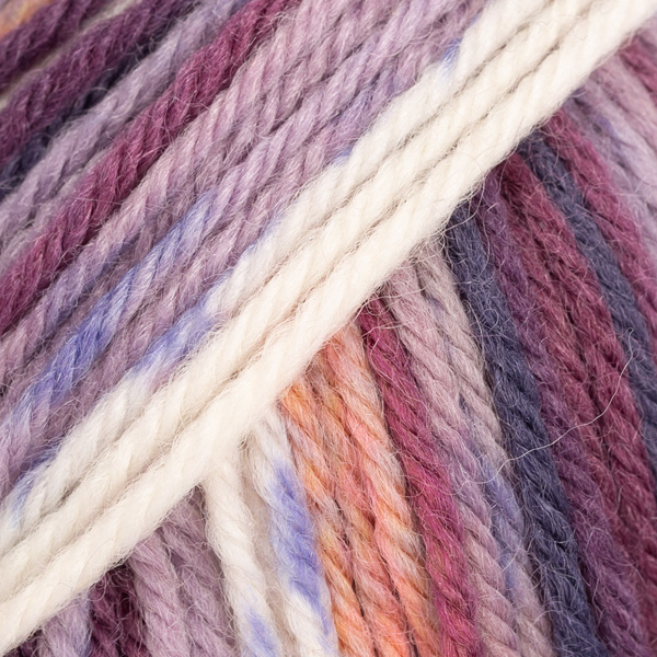 DROPS Fiesta long print 15, purple rain