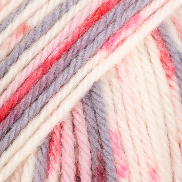 DROPS Fiesta long print 19, beerensahne