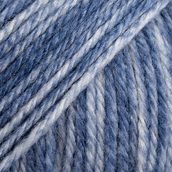 DROPS Fiesta print 38, blauer nebel