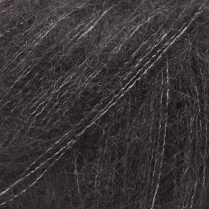 DROPS Kid-Silk uni colour 02, svart