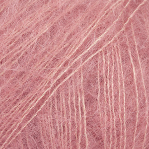 DROPS Kid-Silk uni colour 46, körsbär sorbet