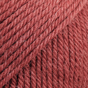DROPS Lima uni colour 9021, röd tegelsten