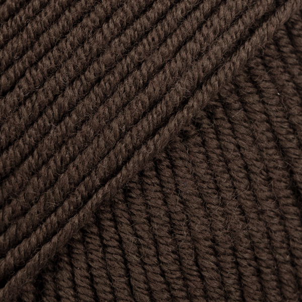 DROPS Merino Extra Fine uni colour 09, mörk brun