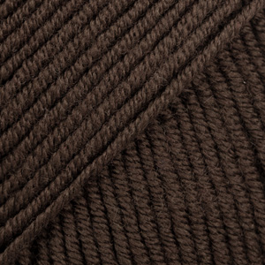 DROPS Merino Extra Fine uni colour 09, mörk brun