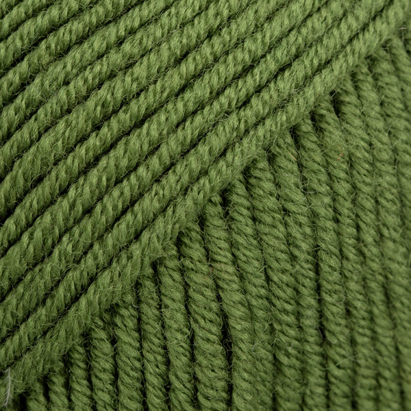 DROPS Merino Extra Fine uni colour 52, grönt blad
