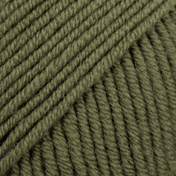 DROPS Merino Extra Fine uni colour 53, mossgrön