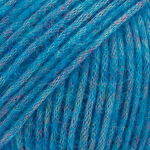 DROPS Air mix 11, påfugleblå