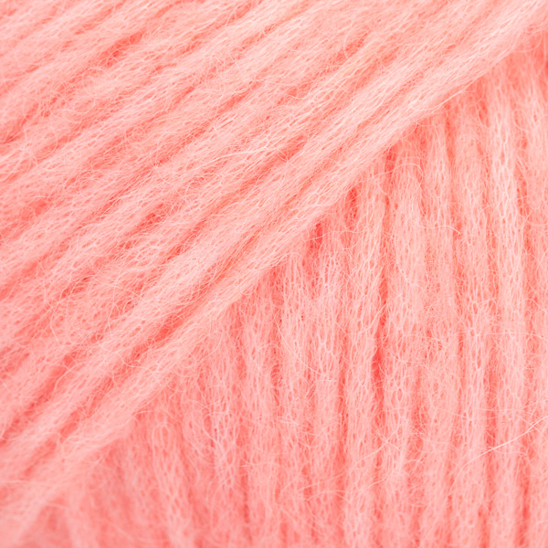 DROPS Air uni colour 50, fersken rosa