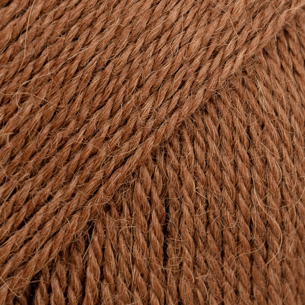 DROPS Alpaca uni colour 9041, kuparinruskea