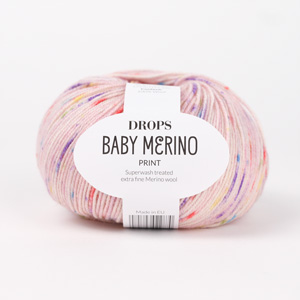 Product image DROPS Baby Merino print
