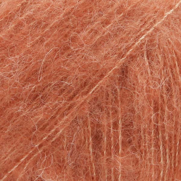 DROPS Brushed Alpaca Silk uni colour 22, rouille pâle