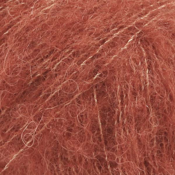 DROPS Brushed Alpaca Silk uni colour 24, rouille