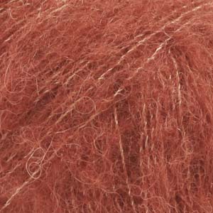 DROPS Brushed Alpaca Silk uni colour 24, rouille