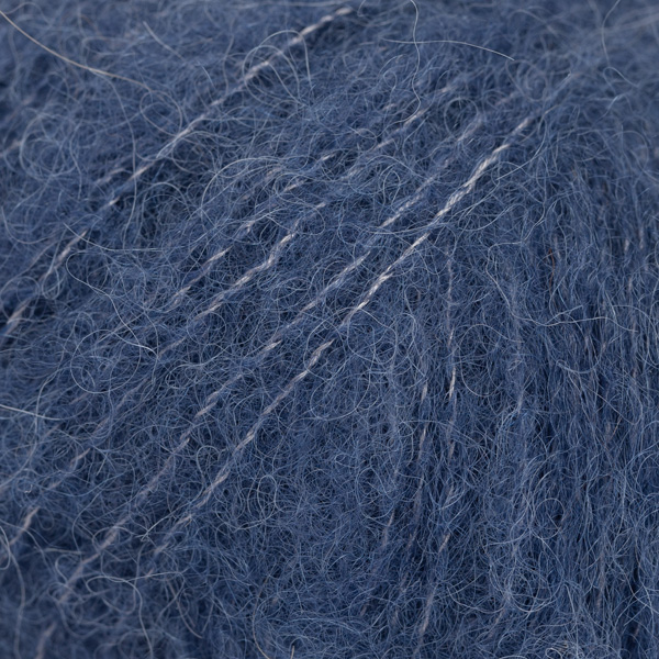 DROPS Brushed Alpaca Silk uni colour 39, bleu marine