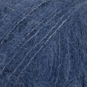 DROPS Brushed Alpaca Silk uni colour 39, marineblå