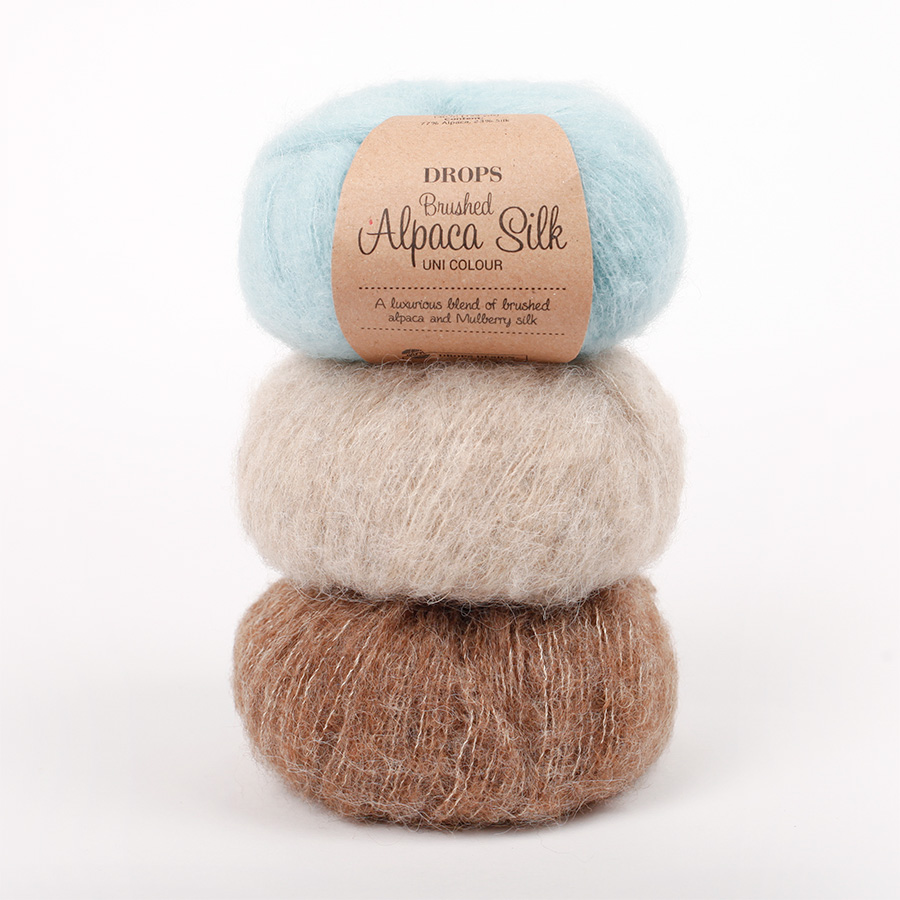 Product image DROPS brushedalpacasilk yarn