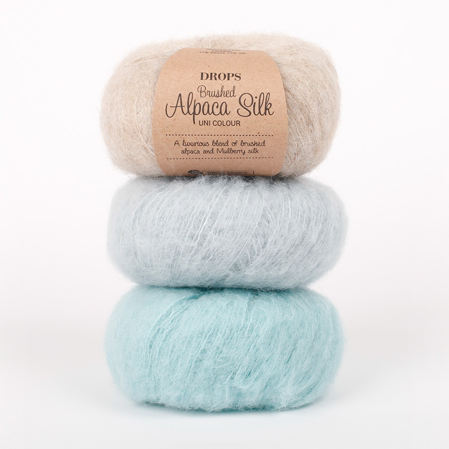 Product image DROPS brushedalpacasilk yarn