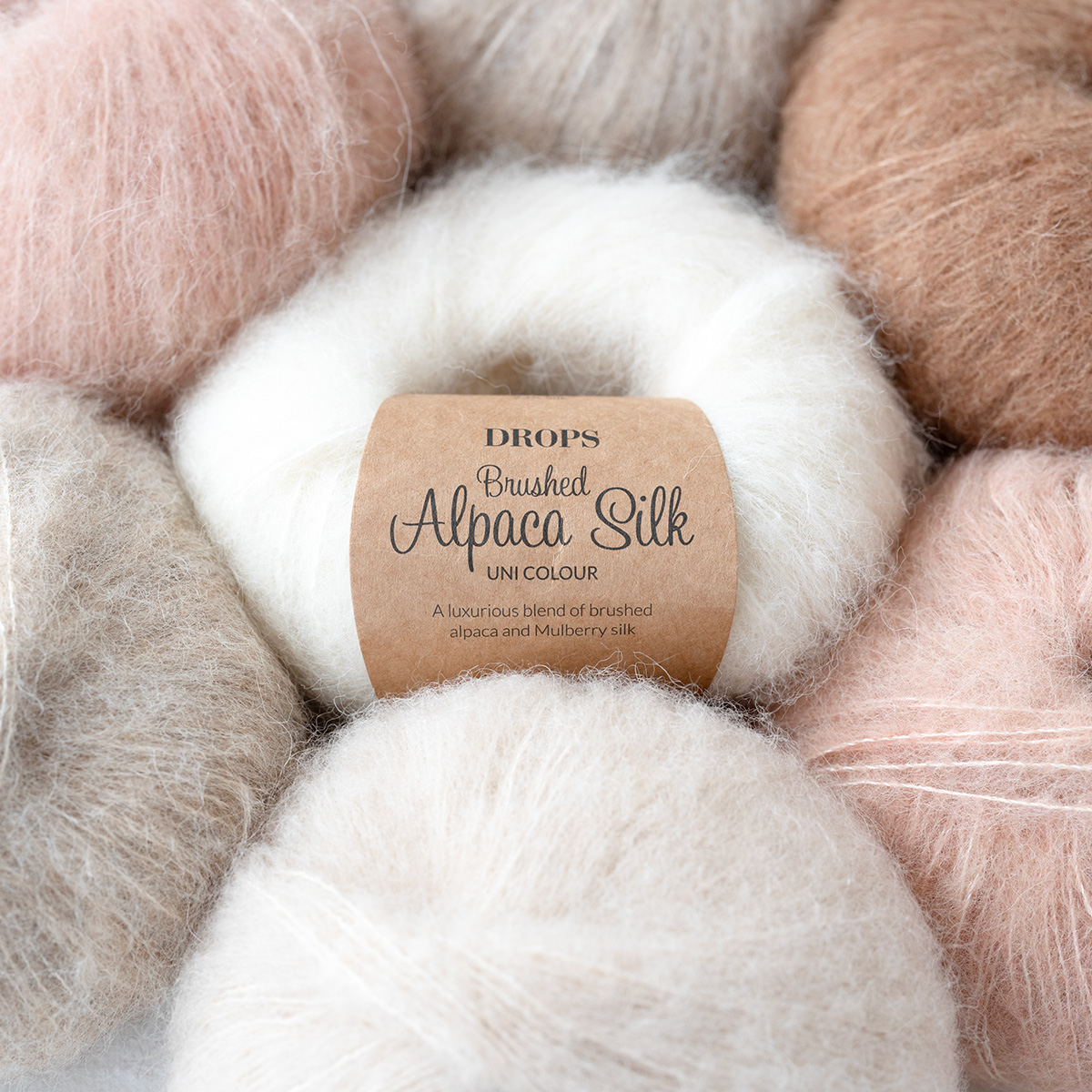 Product image DROPS brushedalpacasilk yarn