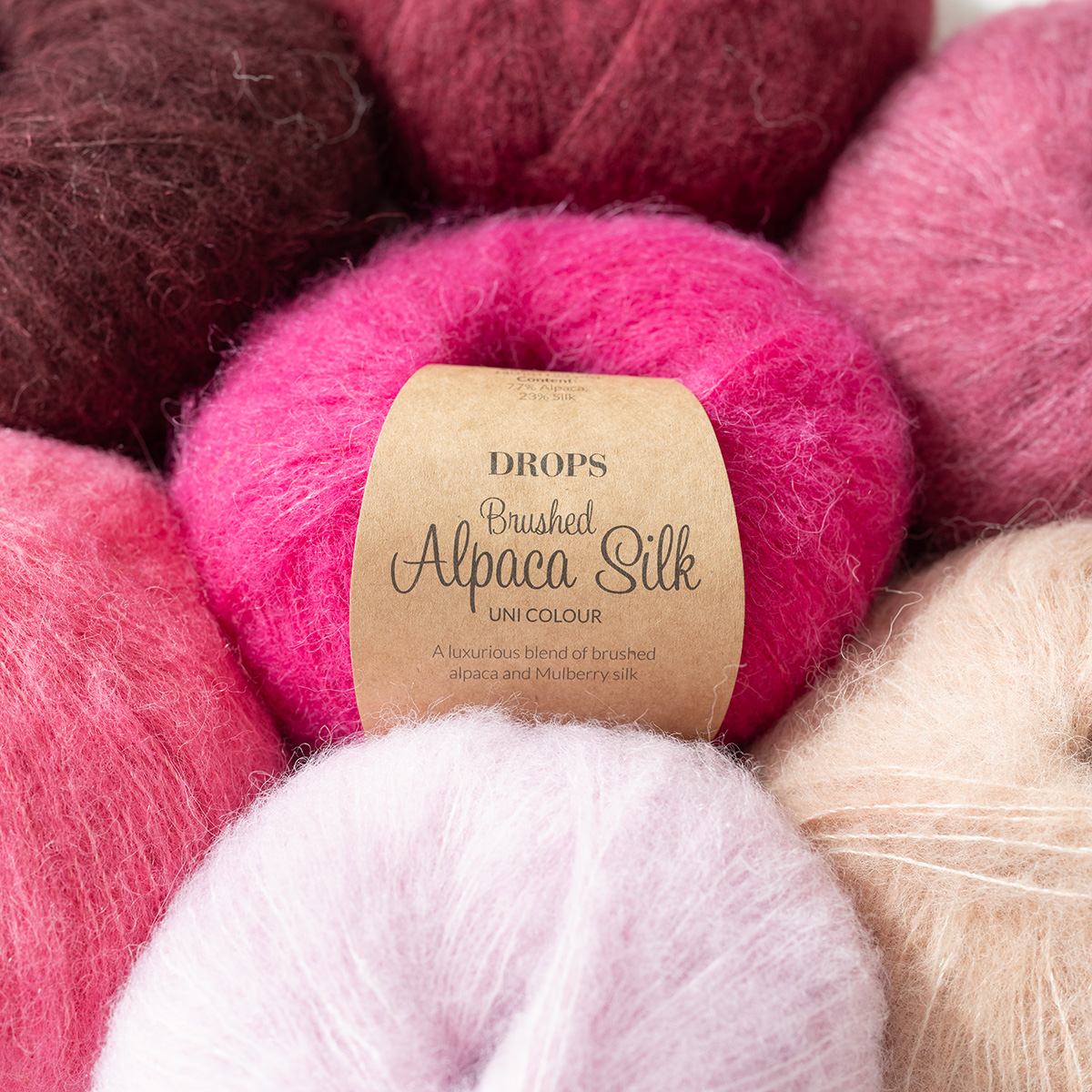 Product image DROPS brushedalpacasilk yarn
