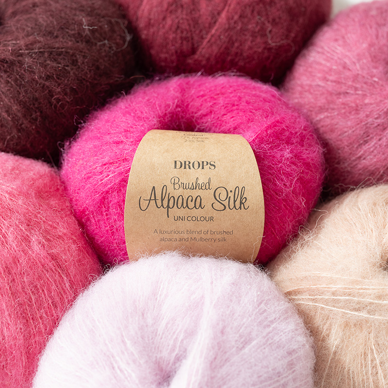 Product image DROPS brushedalpacasilk yarn