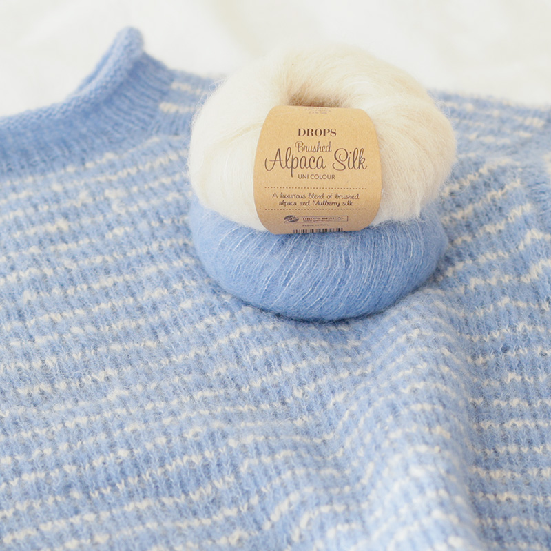 Product image DROPS brushedalpacasilk yarn